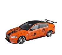 Model Car 1 18 For Jaguar XE SV PROJECT 8 Alloy Vehicles Model Diecast Metal Sound Light Collectible Toy Gifts Classic Cars Collectible(Orange)