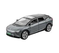 Model Car 1:22 For HiPhi X Alloy Diecast Car Model 8 Doors Can Be Opened New Energy Tram With Sound Light Sports Car Classic Cars Collectible(Grey)