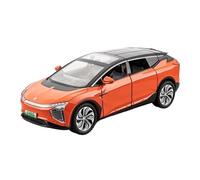 Model Car 1:22 For HiPhi X Alloy Diecast Car Model 8 Doors Can Be Opened New Energy Tram With Sound Light Sports Car Classic Cars Collectible(Orange)