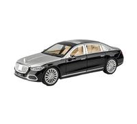 Model Car 1:22 For Maybach S680 Simulation Diecast Metal Alloy Model Car Sound Light Pull Back Collection Toy Gifts Classic Cars Collectible(Black)