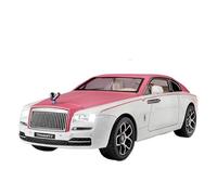 Model Car 1:22 For Rolls Royce Phantom MANSORY Vehicles Diecast Metal Simulation Pull Back Car Model Sound Light Toy Gifts Classic Cars Collectible(Pink)