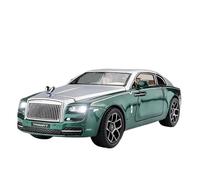 Model Car 1:22 For Rolls Royce Phantom MANSORY Vehicles Diecast Metal Simulation Pull Back Car Model Sound Light Toy Gifts Classic Cars Collectible(green)