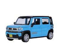 Model Car 1:22 For Suzuki Hustler SUV Alloy Car Model Diecast Off Road Vehicle Sound Light Pull Back Toy Collectibles Classic Cars Collectible(Blue)