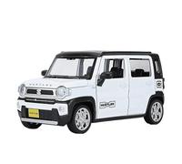 Model Car 1:22 For Suzuki Hustler SUV Alloy Car Model Diecast Off Road Vehicle Sound Light Pull Back Toy Collectibles Classic Cars Collectible(White)