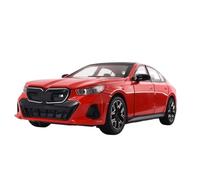 Model car 1:24 For BMW I5M60 Miniature Model Car Alloy Die-casting Sound And Light Alloy car models(Red)