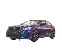 Model car 1:24 For BMW I5M60 Miniature Model Car Alloy Die-casting Sound And Light Alloy car models(Purple)