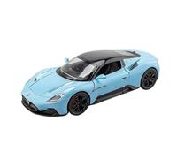 Model Car 1:24 For Maserati MC20 Cabrio Sound And Light Alloy Car Model Static Figure Miniature Mini Vehicles Toy(Blue)
