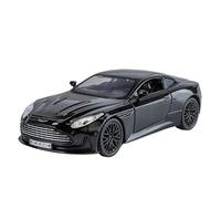 Model Car 1 32 For Aston Martin DB12 Supercar Alloy Diecast Metal Model Car Sound And Light Hobby Collectibles Boys Gift Classic Cars Collectible(Black)