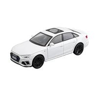 Model Car 1 32 For AUDI A4 Alloy Model Car Toy Diecasts Metal Casting Car Enthusiasts Collectibles Vehicle Gift Classic Cars Collectible(White)