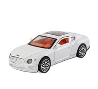 Model car 1:32 For Bentley Continental GT Luxury Sedan Alloy Car Model Sound And Light Pull Back Collectible Die-cast Exquisite Ornaments Alloy car models(White)
