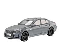 Model car 1:32 For BMW 320i THE 3 2023 Alloy Die-cast Car Metal Car Model Sound And Light Collection Desktop Ornaments Alloy car models(Boxed-Titanium)