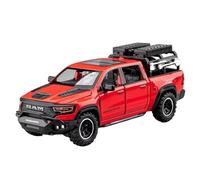 Model car 1:32 For Dodge Mammoth 1000 RAM TRX Alloy Scale Truck Diecast Metal Pickup Model Car Collection Sound And Light Ornaments Alloy car models(Red)