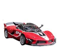 Model car 1:32 For Ferrari FXXK EVO Super Sports Car Alloy Car Metal Collection Model Car Sound And Light Exquisite Collection Ornaments Alloy car models(Red)