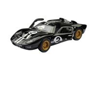 Model car 1:32 For Ford GT40 1966 Alloy Sports Car Model Die-cast Metal Track Racing Model Alloy car models(Black)