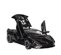 Model car 1:32 For Lamborghini Revuelto Sian Alloy Model Die-cast Sports Car With Openable Doors Alloy car models(Sian Black)