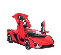 Model car 1:32 For Lamborghini Revuelto Sian Alloy Model Die-cast Sports Car With Openable Doors Alloy car models(Sian Red)