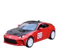 Model car 1:32 For Toyota GT86 GR86 MF Ghost 86 Alloy Car Model Die-cast Metal Miniature Car Sound And Light Collection Ornaments Alloy car models(Red)