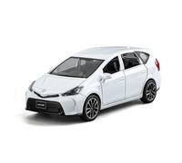 Model Car 1 32 For Toyota Prius SUV Alloy Model Car Toy Diecasts Metal Casting Vehicle Enthusiasts Collectibles Gift Classic Cars Collectible(White)