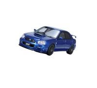 Model Car 1 43 For Subaru Impreza S203 Blue Resin Sedan Model PlaysetChildren's Car GiftCollectionHobby Ornament Classic Cars Collectible