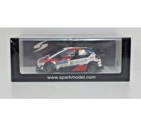 Model Car 1:43 Spark Toyota Yaris WRC Lappi Rally Finland 2017 Modeling