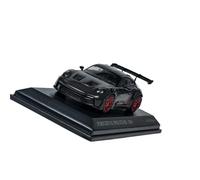 Model Car 1 64 For Porsche 911(992) GT3 RS 2024 Dark Grey Red Wheels Alloy Vehicle Model Kit Toy Children's Holiday Classic Cars Collectible