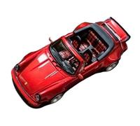 Model Car 1 64 Scale For Singer Turbo Open Top Alloy Model Children's Toys Collectibles Static Finished Product Classic Cars Collectible(Red)