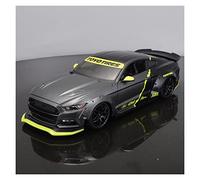 Model Car For 2015 Ford Mustang GT 1 18 Black Sports Car Static Simulation Diecast Alloy Model Gift Car Classic Cars Collectible