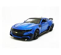 Model Car For Chevrolet Chevrolet Camaro 1 32 Model Car Metal Alloy Car Simulation Pull Back Vehicles Cars Toys Classic Cars Collectible(Blue)
