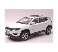 Model Car For Jeep COMPASS 2017 1 18 White Simulation Car Model Toy Car Collection Boy Child Model Decoration Classic Cars Collectible