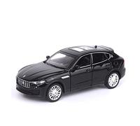 Model Car For Maserati Levante 1 32 Model Car Alloy Diecast Car Simulation Pull Back Vehicles Cars Toys Classic Cars Collectible(Black)