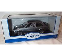 Model Car Group F0RD ESC0RT RS Turbo Metallic Grey vehicle 1:18 scale diecast model