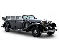 Model car Mercedes Benz 770 W150 Cabriolet road car diecast black MCG 18207 1:18