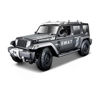 Model Car Suitable For Jeep Wrangler Police Car 019 1 18 Simulation Die-casting Alloy Car Model Boy Toy Orange Classic Cars Collectible