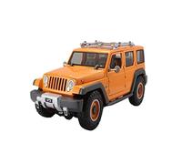 Model Car Suitable For Jeep Wrangler Police Car Dumb Black 019 1 18 Simulation Die-casting Car Model Adult Gift Classic Cars Collectible