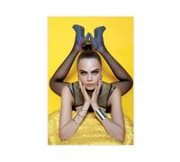 Model Cara Delevingne Canvas Poster Bedroom Decor Sports Landscape Office Room Decor Gift Unframe-style 20x30inch(50x75cm)
