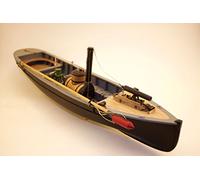 Model Expo - 1/24 USN Picket Boat - Wood & Metal Construction Kit, Navy Blue