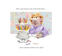 Model Family Birthday Card for Her, …. More Candles Meant More Cake Female Birthday Card, Funny Birthday Card for her