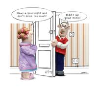 Model Family, Birthday Card for Him, Make up Your Mind Male Birthday Card, Funny Birthday Card for Him