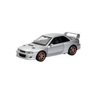 Model For Subaru for Impreza WRX STI 1:32 die-cast model car featuring sound and light effects Battery not included(Silver)