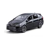 Model For TOYOTA for PRIUS 1/32 Alloy Diecast Metal Vehicles Car Model Sound and Light Simulation Battery not included(Blackone)