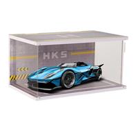 Model Garage - Parking Lot Scene Model 1:32 - Vehicle Model Presentation Boxes, Parking Scene Model with LED Light for Sport Car Model