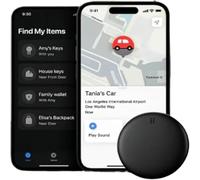 Model GPS Tracker for Vehicles, (Android/Apple) Mini Portable Magnetic Car GPS Tracking, for Vehicles,Kids, Elderly, and Assets, Work with Apple Find My(Android)