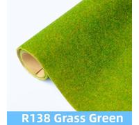 Model Grass Landscape Mat Roll for Wargame Scenery and Railway Dioramas, 41x100cm Nylon Turf with Realistic 0.08in Height and Soft Paper Backing, Ideal for(B)
