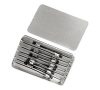 Model Holder for Painting, 12 Pieces Spray Tool Stand Base, Iron and Rubber Miniature Painting Holder with Storage Box for Workshop Hobby School Dormitory Hotel Office Crafts Industry