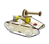 Model Kits Vehicles Block Activity Centers Mechanical Toy Teasers Wooden Educational Tank Making Science Invention