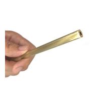 Model Making 0.8mm to 2mm Fittings Metal Alloy Round Pipe Seamless Brass Capillary Tube Industrial Metal(0.8x0.2x300mm)