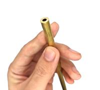 Model Making Brass Pipe 1mm Wall Thickness 3mm 27mm OD Brass Tube 100mm Length Straight Tubing Thin-Walled Small Diameter Industrial Metal(OD 27 x ID 25mm)