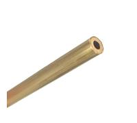 Model Making Straight Tubing Copper Thin-Walled Small Diameter Brass Pipe 0.75mm Wall Thickness 3mm 10mm OD Brass Tube 500mm Length Industrial Metal(OD 4 x ID 2.5mm)