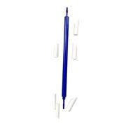 Model Paint Correction Pen with Double Ended Cleanup Swab, Fine Point Tip and Aluminum Handle for Detail Tasks Model Cleanup Pen Panel Line Correction Tool Paint Trim Swab Detail Wipe Angled Tip Fine