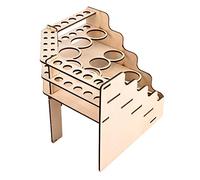 Model Paint Rack for Painting Bottle Brushes Tools Storage 90 Deg 15 Holes